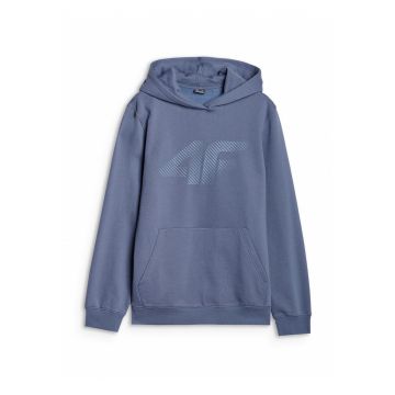 Hanorac Barbati  Sportstyle - Bumbac 80% - Cu Gluga - Denim - Marimi S-XXL - Regular Fit