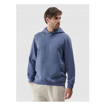 Hanorac Barbati  Sportstyle - Bumbac 80% - Cu Gluga - Denim - Marimi S-XXL - Regular Fit