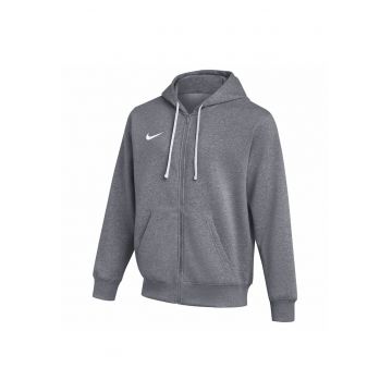 Hanorac din amestec de bumbac cu fermoar si detaliu cu logo discret - Gri