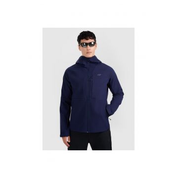 Jacheta trekking barbati -  poliester - bleumarin