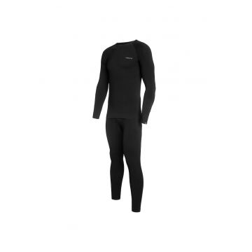 Lenjerie termica barbati  Viscoza/Poliamida - Negru - Negru