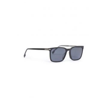 Ochelari de soare barbati -  Plastic - Negru - 55