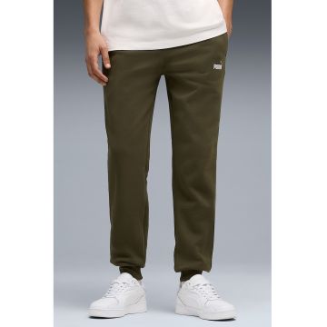 Pantaloni de trening cu logo ESS 2 - Verde masliniu