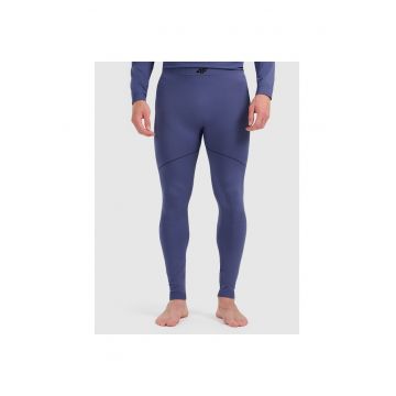 Pantaloni sport barbati  lenjerie termica fara cusaturi - bleumarin - tehnologie 4FSkin -
