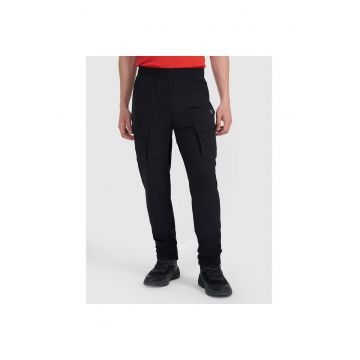 Pantaloni trekking barbati  poliester - negri