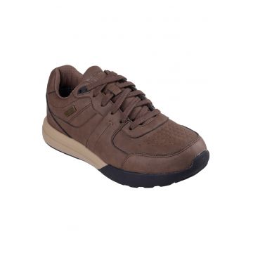 Pantofi barbati  Piele ecologica - Maro