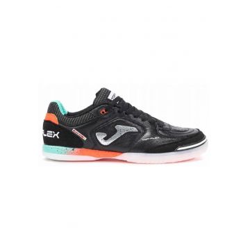 Pantofi sport barbati  TOP FLEX 2501 - piele - talpa cauciuc - negru - pentru sala