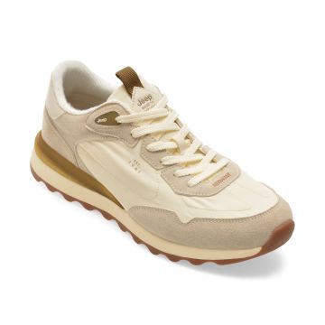 Pantofi sport JEEP albi, 61020, din material textil