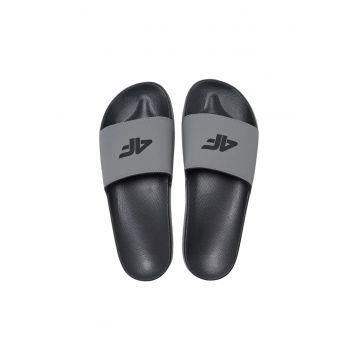 Papuci barbatesti  model M011 - gri - talpa din spuma EVA - brant texturat