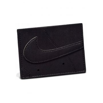 Portofel barbati  Air Force 1 - poliuretan/poliester - 12x8.5x0. - compartimente pentru carduri si bani - Negru