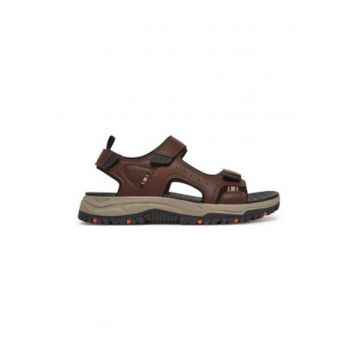 Sandale barbati 304905896 -  Piele ecologica - Maro -