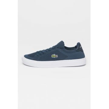 Tenisi slip-on LA Pique 2.0 - Alb optic/Bleumarin