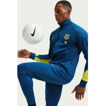 Trening cu tehnologie Dri-Fit - pentru fotbal F.C.Barcelona Strike Fourth - Albastru indigo/Verde lime