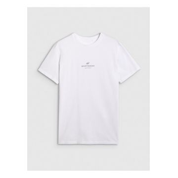 Tricou bărbați  alb - bumbac 100% - regular fit - mărime - Alb