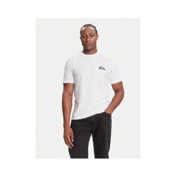 Tricou barbatesc  alb - bumbac