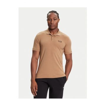 Tricou  bej pentru barbati - Maro