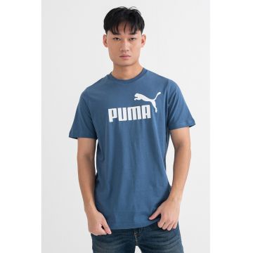 Tricou cu imprimeu logo ESS No. 1 - Albastru prafuit