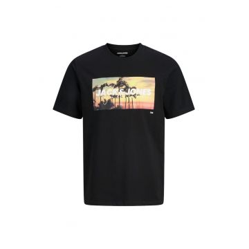Tricou JACK &JONES Indiana SS PLS 59461 - Negru