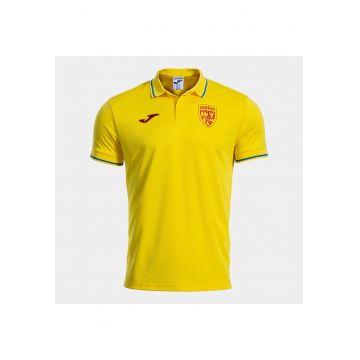 Tricou polo oficial suporter FRF Nationala Romaniei - Galben