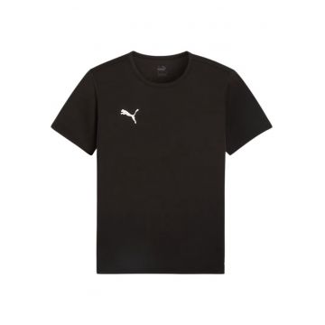 Tricou sport  maneca scurta - negru - poliester - fotbal