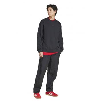 Bluza de trening lejera cu logo Essentials - Negru