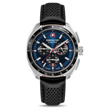 Ceas barbatesc  Hanowa Defender - Negru/Argintiu