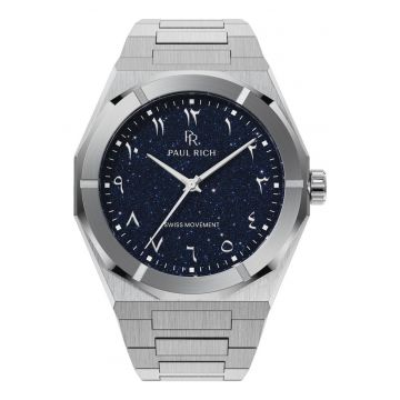 Ceas barbatesc  Star Dust II 43mm - 5ATM - Argintiu