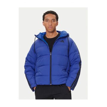 Geaca de puf barbati  albastru - bumbac -