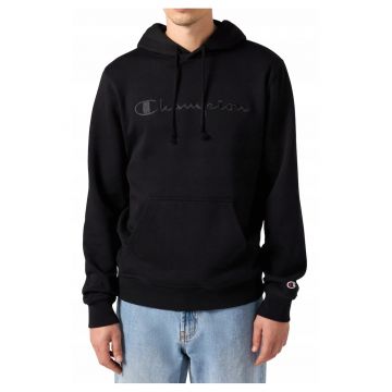 Hanorac barbati  gluga - bumbac - negru - regular fit