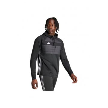 Hanorac sport barbati -  Tiro 25 Essentials - iarna - negru - material calduros