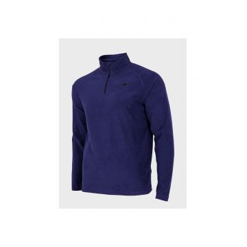 Hanorac sport pentru barbati  termoactiv - bleumarin - poliester - slim fit