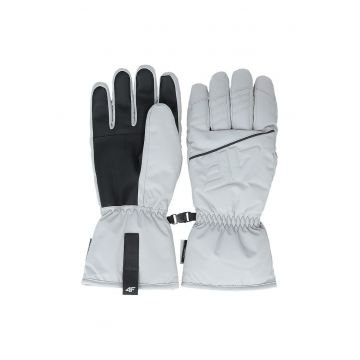 Manusi de schi barbati -  Thinsulate - NeoDry - rezistente la apa - Gri deschis - Marime M