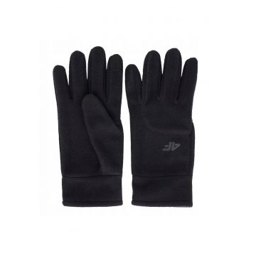 Manusi polar  negre - XL - sistem touchscreen - rezistente la vant