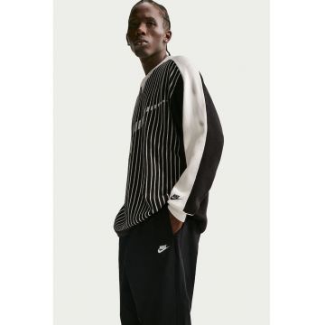 Pantaloni de trening Club Barcelona cu buzunare laterale - Alb/Negru