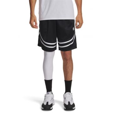 Pantaloni scurti pentru baschet Curry Sig - Negru/Alb optic