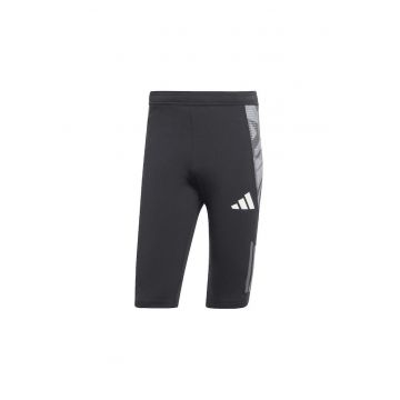 Pantaloni scurti sport -  Tiro 24 Competition - croiala slim - negru - poliester reciclat