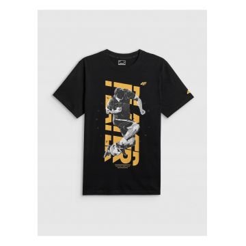 Tricou barbat  negru - bumbac - Negru