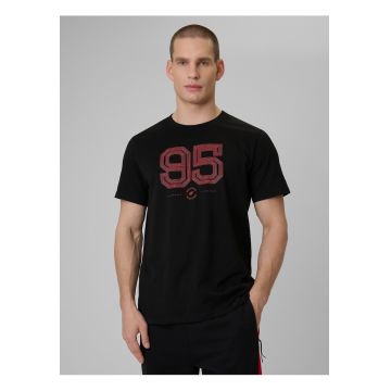 Tricou barbat  negru - bumbac - regular - confortabil