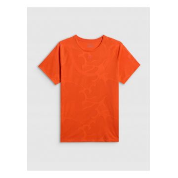 Tricou barbat -  portocaliu - uscare rapida - regular