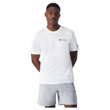 Tricou barbatesc  alb - bumbac - croiala standard - insigna pe piept si maneca stanga