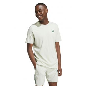 Tricou barbatesc  Essentials - bumbac - verde deschis - logo brodat