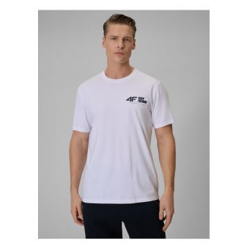 Tricou barbatesti  alb - bumbac - croiala regulara