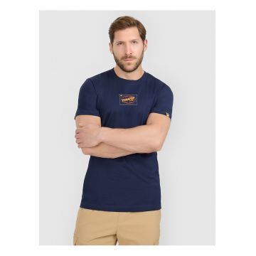 Tricou barbati  bumbac - albastru marin