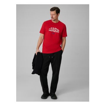 Tricou barbati  rosu - bumbac - cu imprimeu