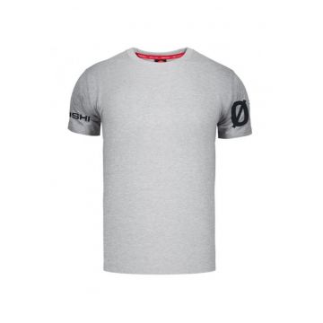 Tricou  gri/argintiu - bumbac - stil de viata