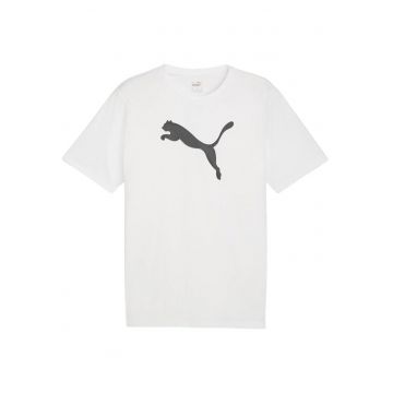 Tricou pentru barbati -  658705 04 - bumbac - logo mare - alb