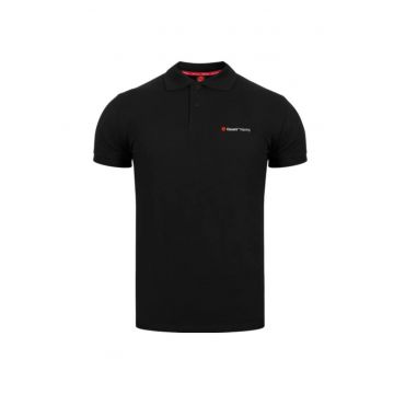Tricou polo  bumbac - negru - pentru barbati - stil de viata