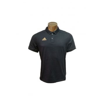 Tricou polo -  bumbac - negru - pentru fotbal - barbati -