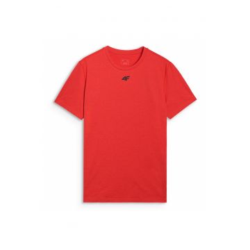 Tricou Sport Barbati -  Ajustare Regulata - Material Durabil - Protectie Multi Active - Rosu