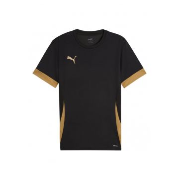 Tricou sport barbati -  Teamgoal Matchday - negru-auriu